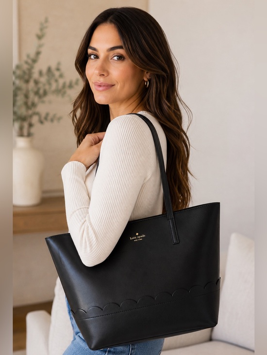 kate spade Handbags - Kate Spade Bradbury Street Lida Black Leather Tote Shoulder Bag WKRU5203